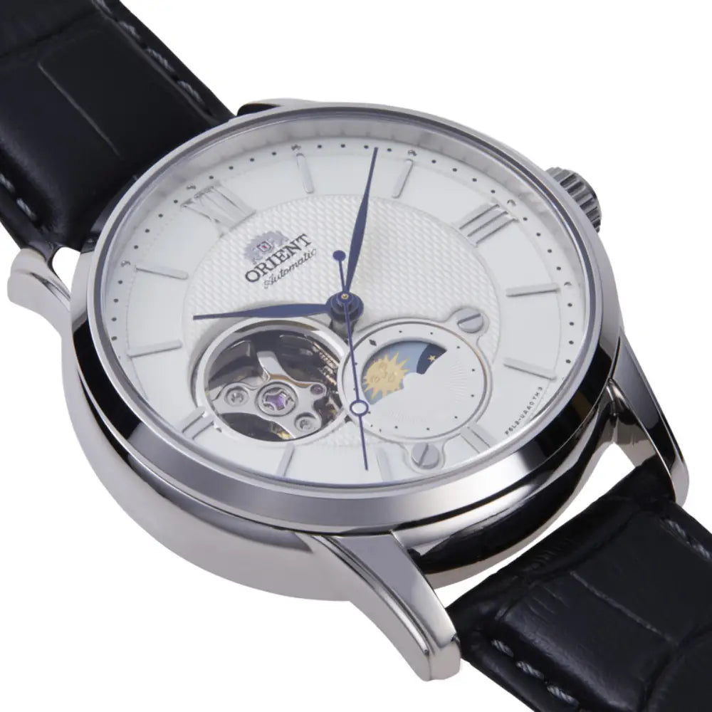 Orient Classic Automatic RA-AS0011S30B White Dial 42mm Leather Strap Men's Watch
