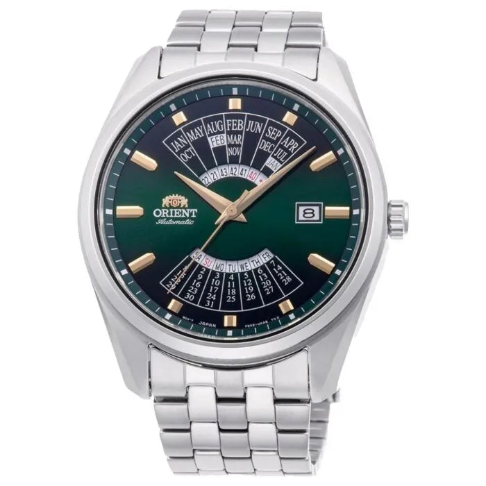 Orient RA-BA0002E Multi-Year Calendar Automatic Green Dial Stainless Steel Men's Watch