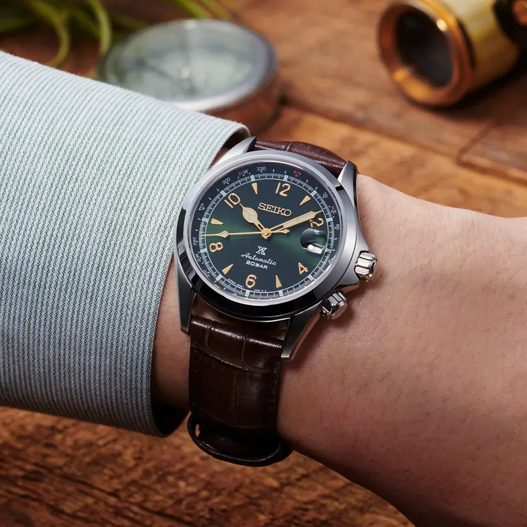 Seiko Prospex Alpinist SBDC091 / SPB121J1 39.5mm Leather Strap Men's Watch