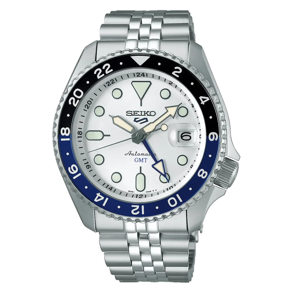 Seiko 5 Sports SSK033K1 GMT Automatic 42.5mm Stainless Steel Men's Watch