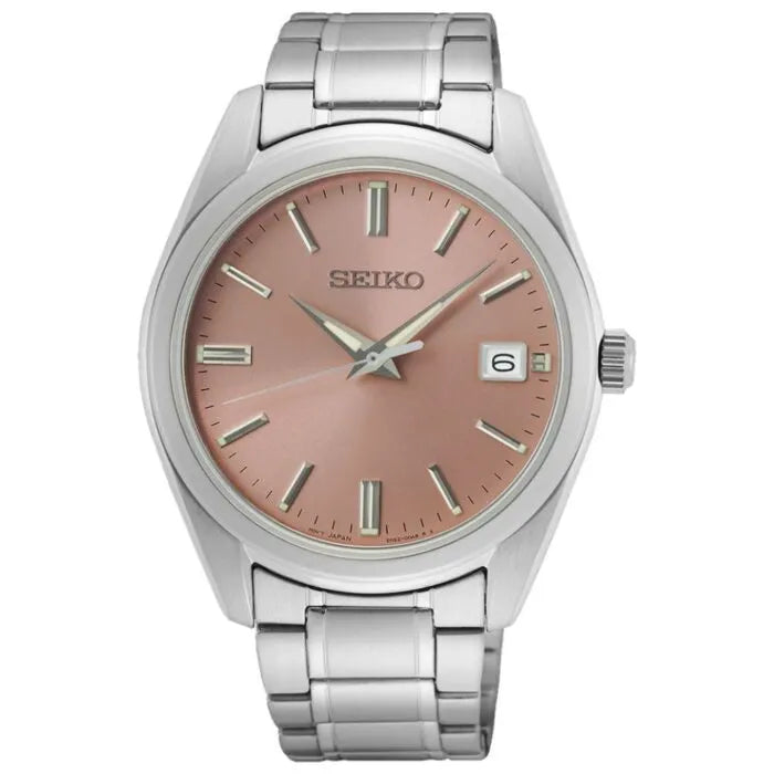 Seiko SUR523P1 Quartz Pink Dial 40.2mm Stainless Steel Men's Watch