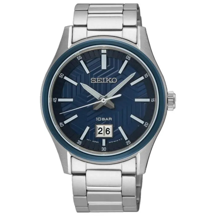 Seiko SUR559P1 Quartz Blue Dial 39.5mm Stainless Steel Men's Watch