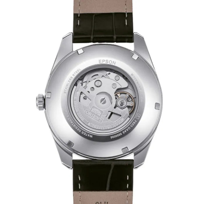 Orient RA-BA0006B00C Multi-Year Calendar Automatic Black Dial 43.5mm Leather Strap Men's Watch