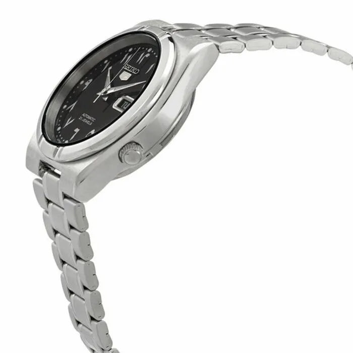 Seiko 5 SNK063J5 21 Jewels Automatic Arabic Black Dial 34mm Stainless Steel Men's Watch
