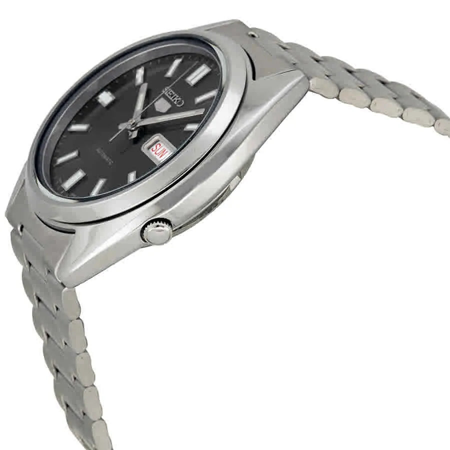 Seiko 5 SNXS79K1 Automatic Sunburst Gray Dial 37mm Stainless Steel Men's Watch