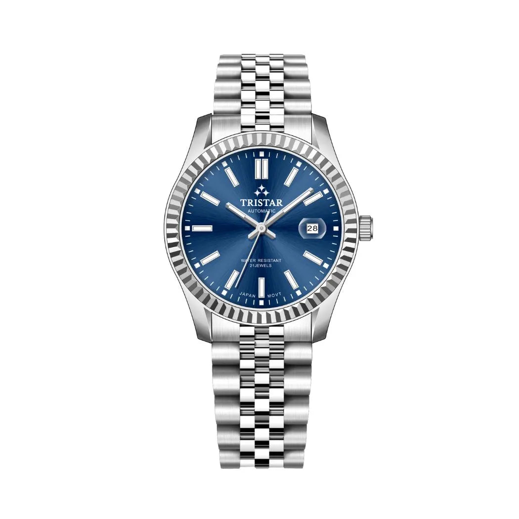 Tristar RD-Series Automatic Navy Blue Dial 40mm Stainless Steel Men's Watch - RD31DMSSM02