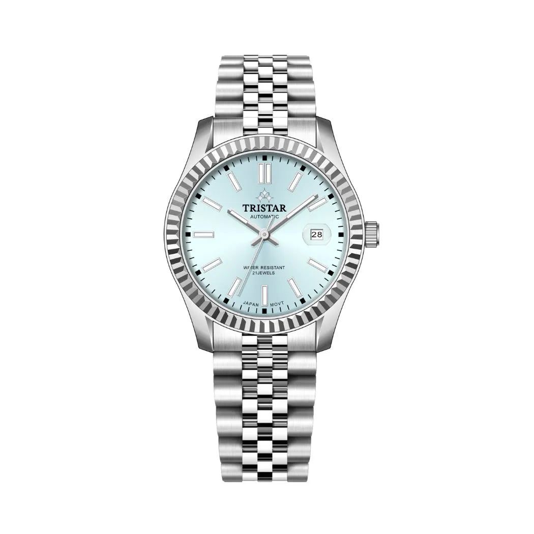 Tristar RD-Series Automatic Tiffany Dial 40mm Stainless Steel Men's Watch - RD31NMSSM02