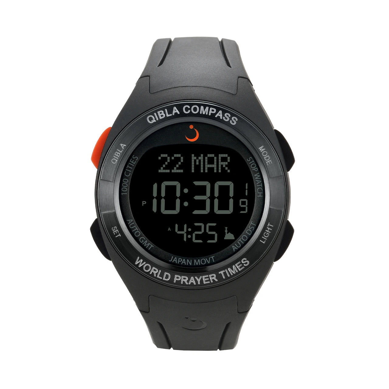 Al Fajr Sport WQ-18 Digital Dial Rubber Strap Men's Watch