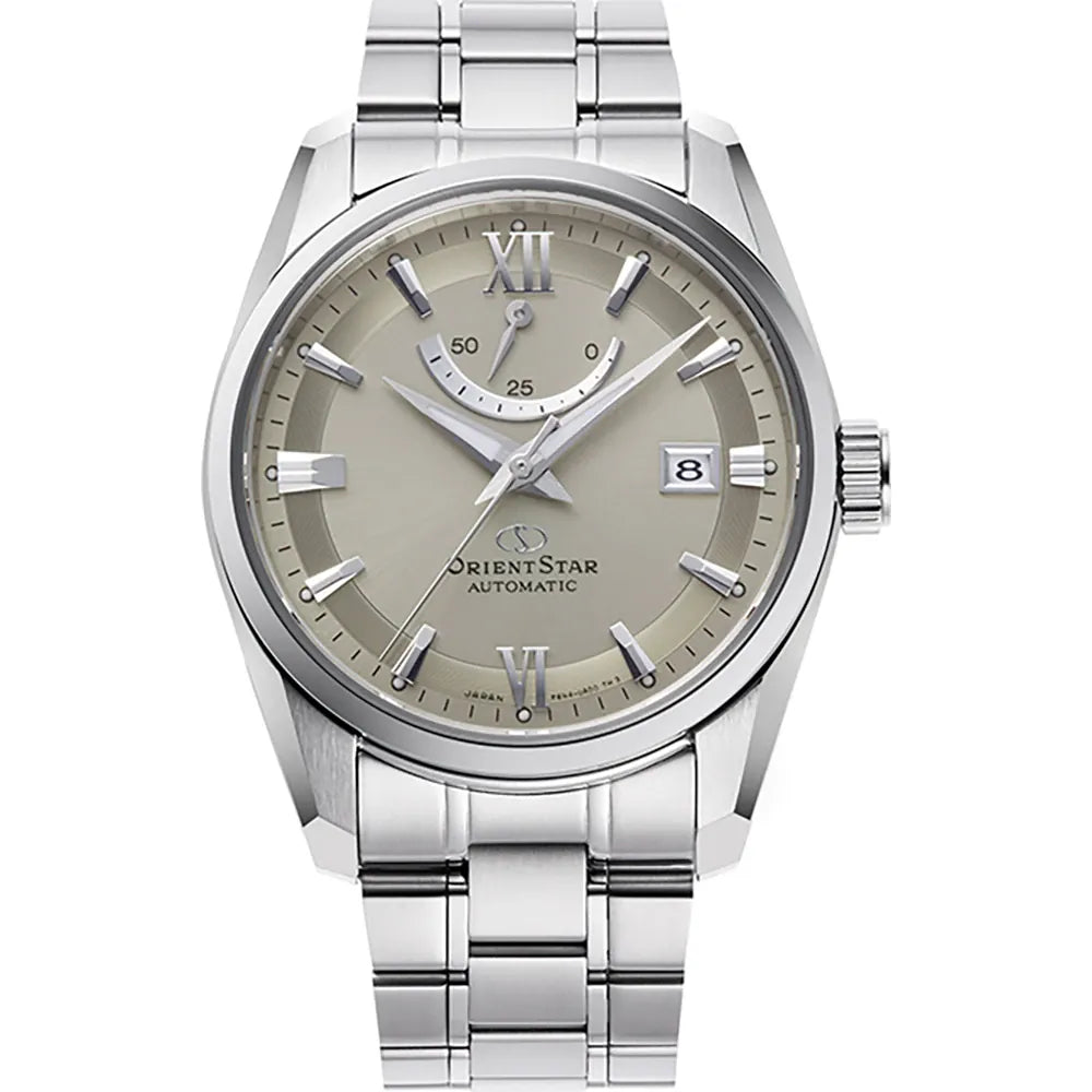 Orient Star RE-AU0110N00B Sports Automatic Diver Power Reserve Date Function Grey Dial Stainless Steel Men's Watch