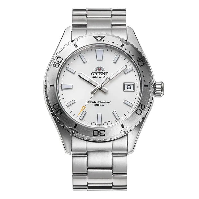 Orient Sports Mako 40 RA-AC0Q03S30B White Dial 39.9mm Stainless Steel Men's Watch