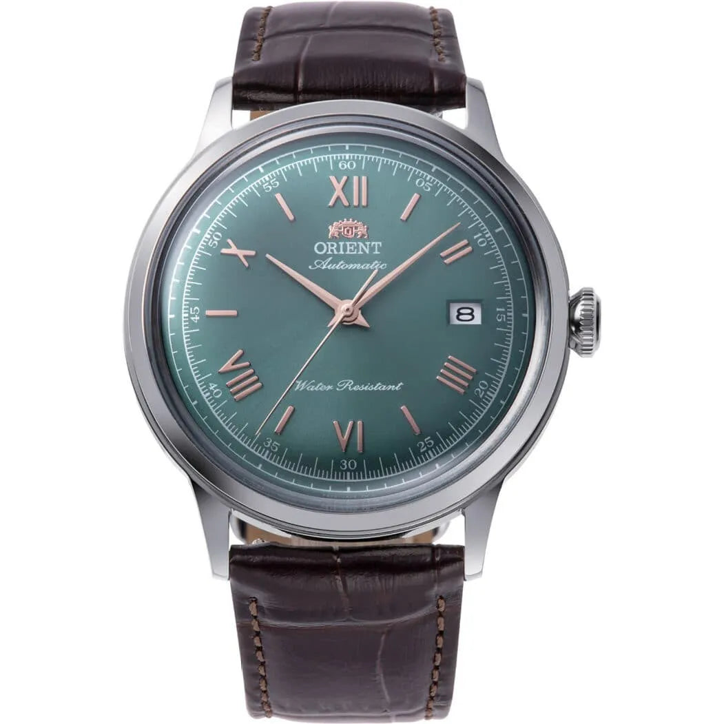 Orient Bambino 2025 Release RA-AC0023E Rare Green Classic Domed Glass Dial Automatic Men's Watch