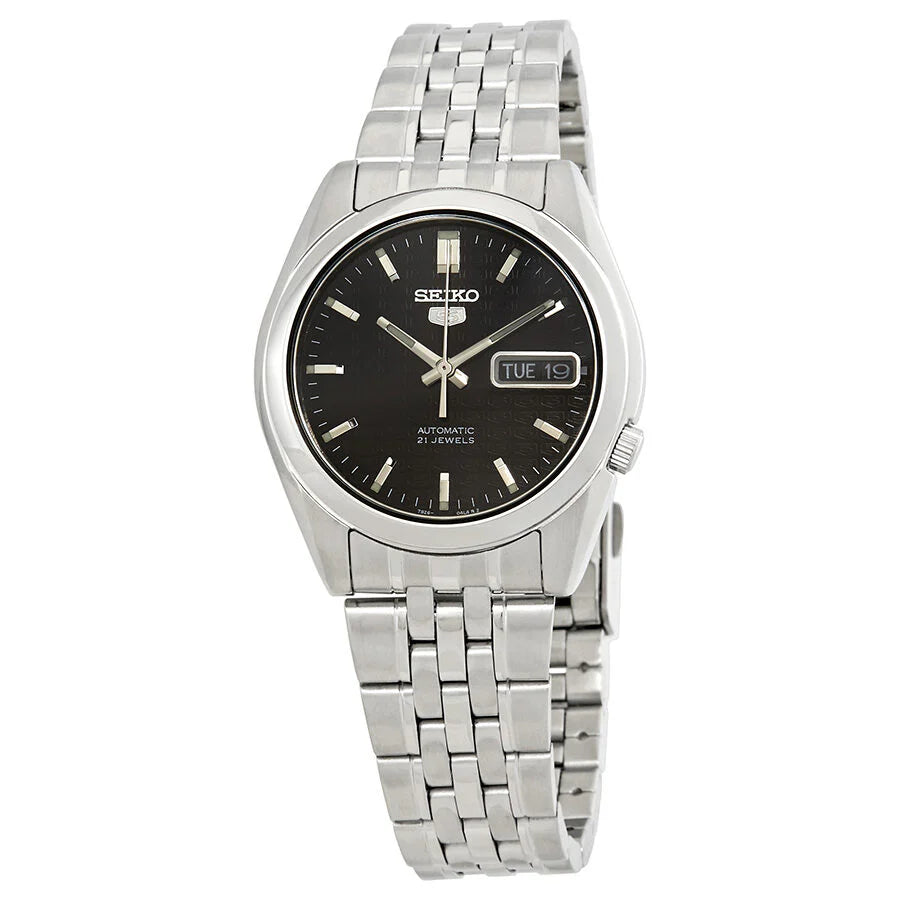 Seiko 5 Series SNK361K1 Automatic Black Dial 37mm Stainless Steel Men's Watch
