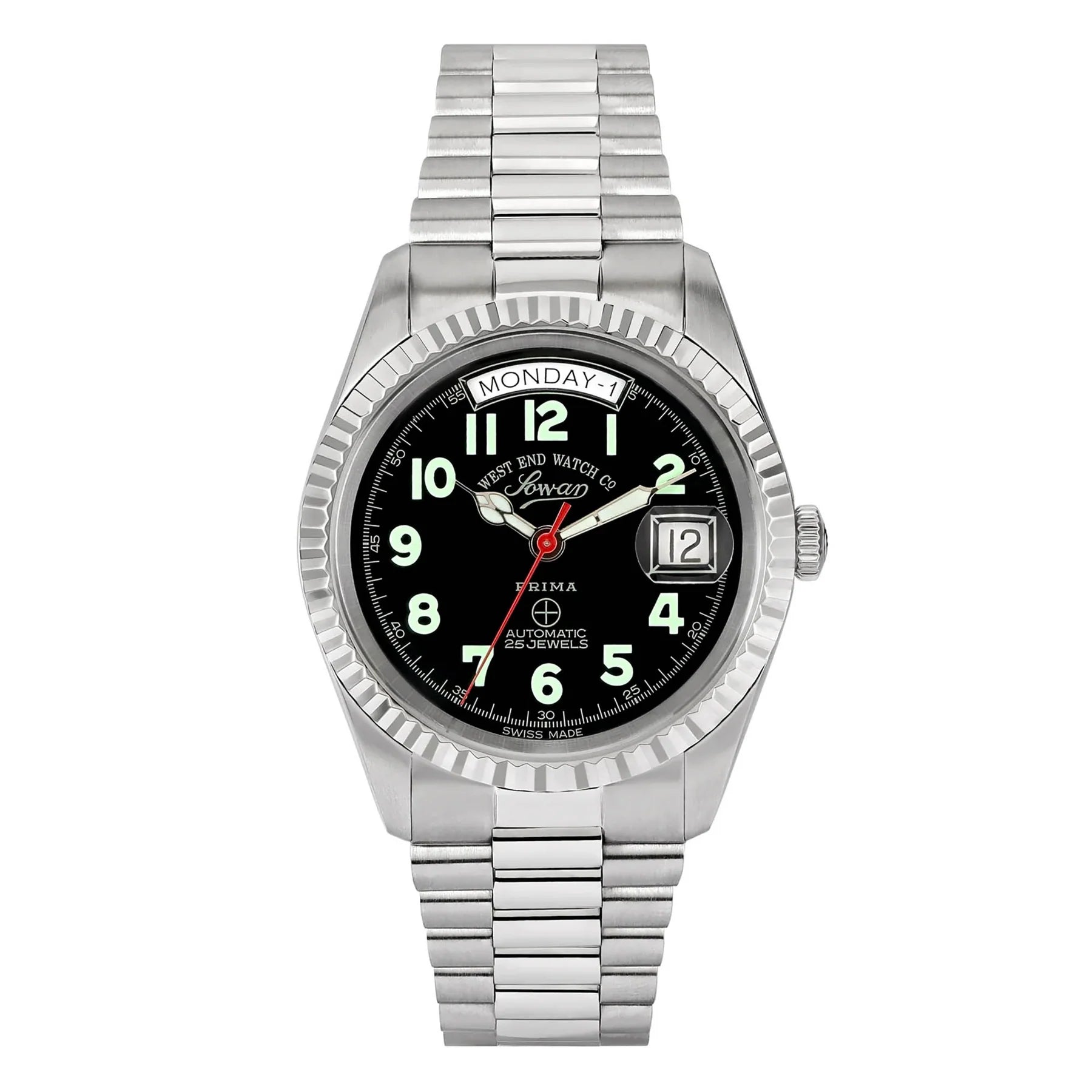 West End The Classics Automatic 6828.10.0207 Black Dial Stainless Steel Unisex Watch