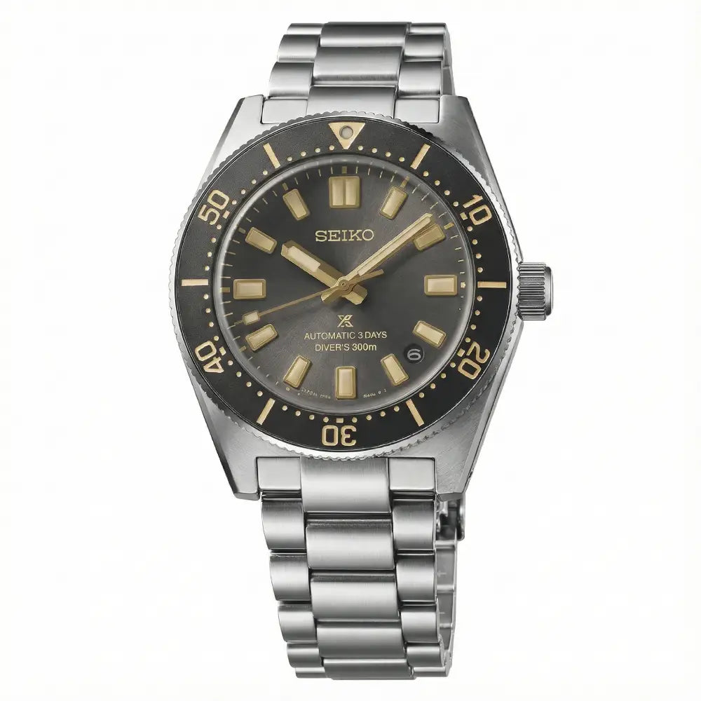 Seiko Prospex SPB455J1 1965 Revival Automatic Diver Special Edition "100th Anniversary" Tide Grey Dial 40mm Stainless Steel Men's Watch