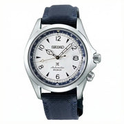 Seiko Prospex Alpinist SPB532J1  Automatic Limited Edition "Snowflake Alpinist" (800 Pieces) Silver Textured Dial 39.5mm Blue Nylon Strap Men's Watch