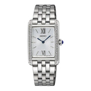 Seiko Conceptual SWR091P1 Rectangular White Dial Women’s Watch