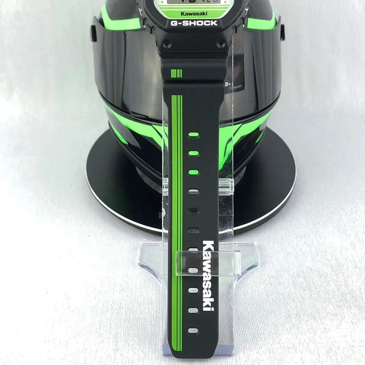 Casio G-Shock x Kawasaki Collab DW-5600KAWA22-1 Black Dial Resin Men's Watch
