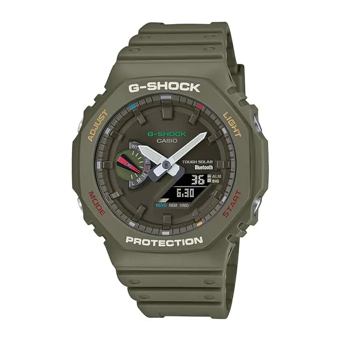 Casio G-Shock Casual GA-B2100FC-3ADR Black Dial Resin Men's Watch
