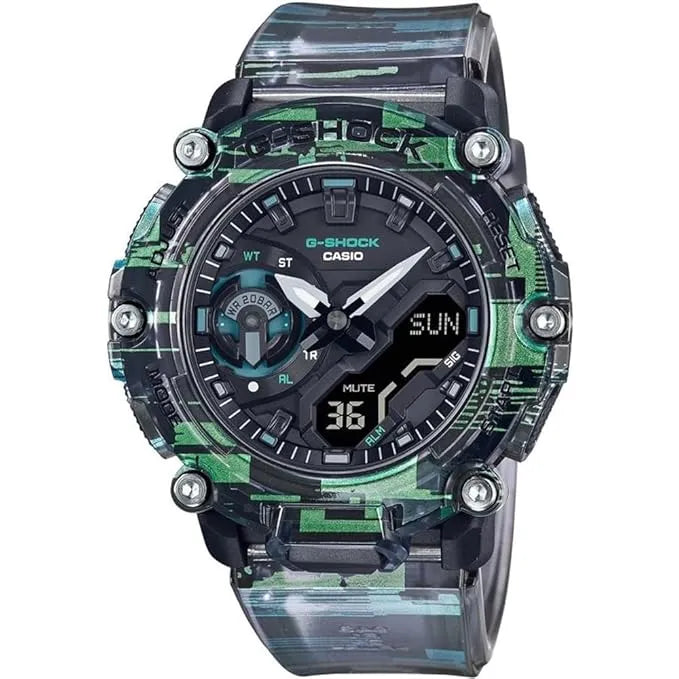 Casio G-Shock Analog Digital GA-2200NN-1ADR Black Dial Resin Men's Watch