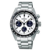 Seiko Prospex SBDL085 (SSC813P1) "Panda" Speedtimer Solar Chronograph White Dial 39.0mm Stainless Steel Men's Watch