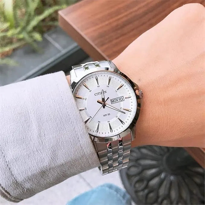Citizen Quartz BF2011-51A Analog Silver Dial Stainless Steel Men's Watch