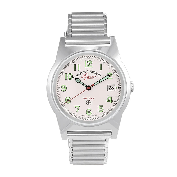 West End Souq Collection Quartz 6841.10.0203R White Dial with Luminescent Numerals Stainless Steel Unisex Watch