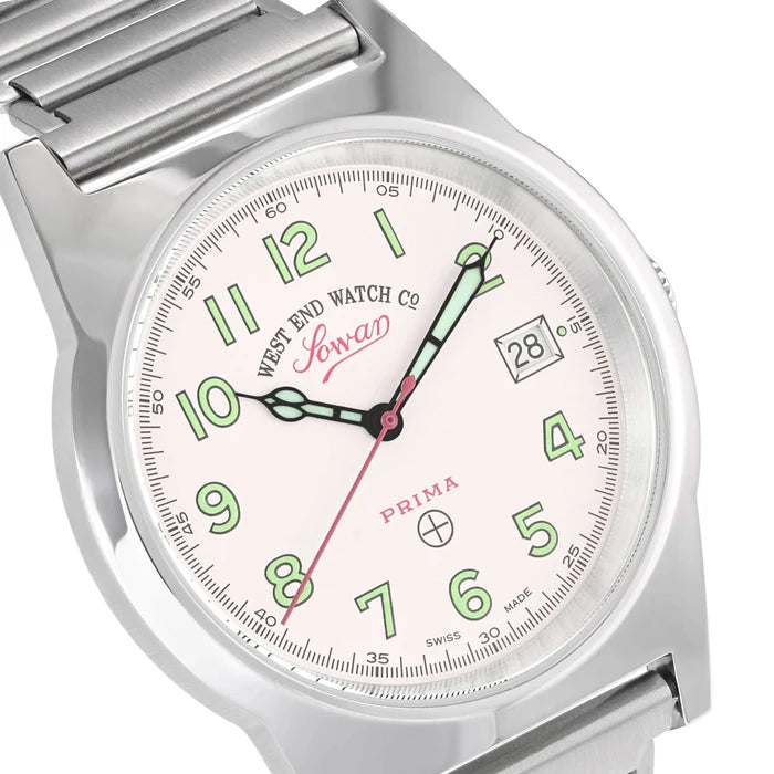 West End Souq Collection Quartz 6841.10.0203R White Dial with Luminescent Numerals Stainless Steel Unisex Watch