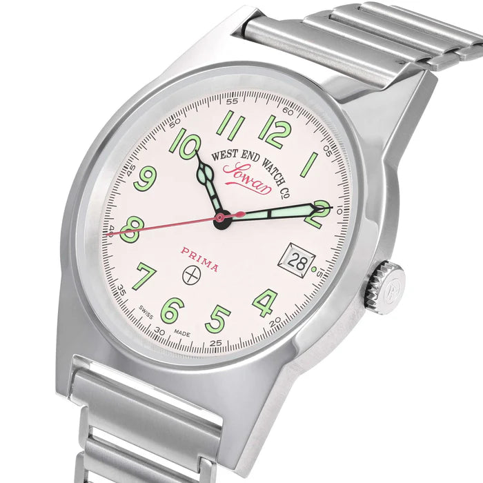 West End Souq Collection Quartz 6841.10.0203R White Dial with Luminescent Numerals Stainless Steel Unisex Watch
