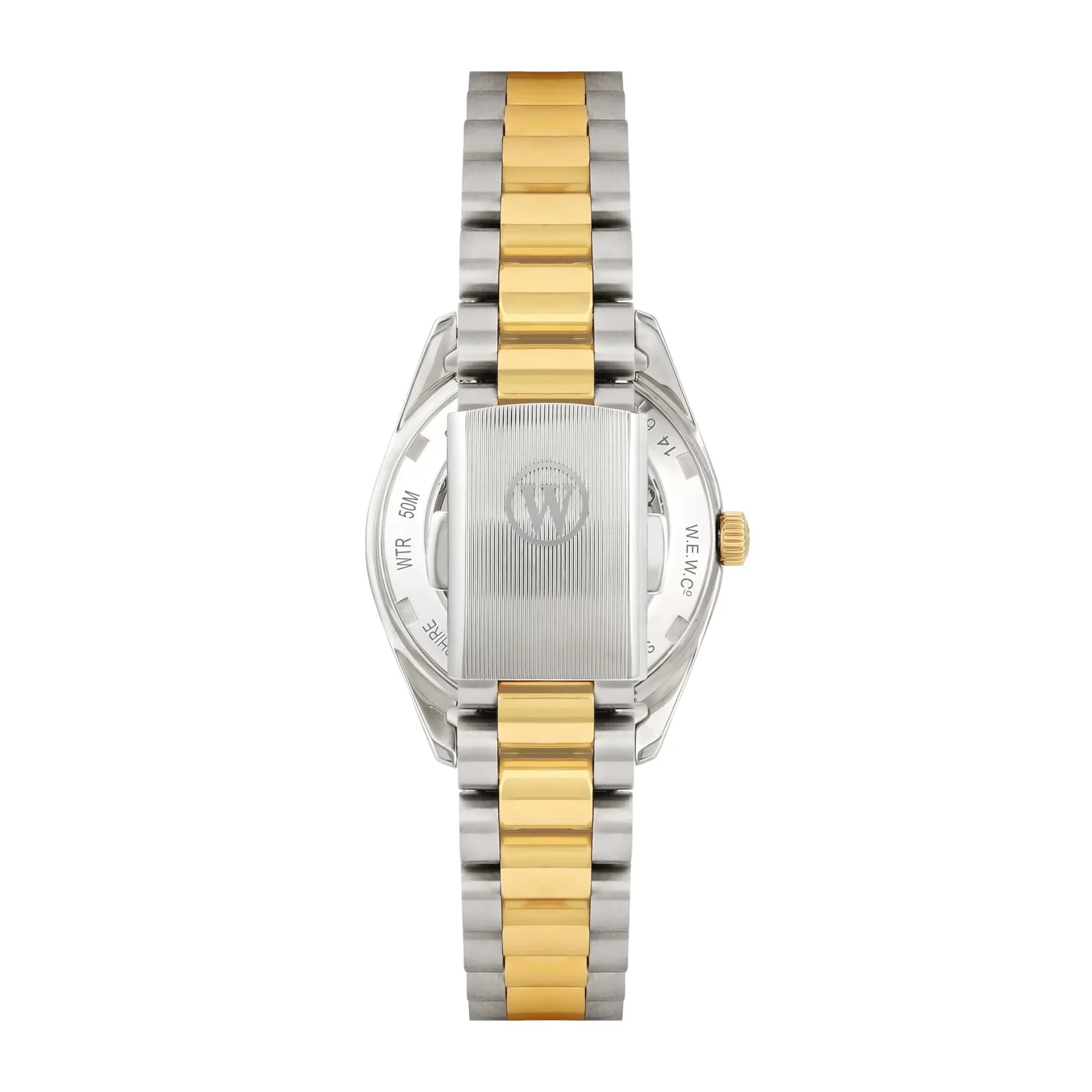West End The Classics Automatic 6858.20.3337Y Turquoise Dial & Two-Tone Stainless Steel Women's Watch