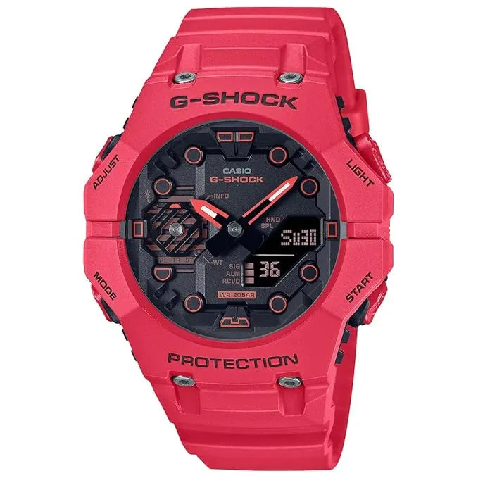 G-Shock Analog Digital GA-B001-4ADR Black Dial Resin Men's Watch