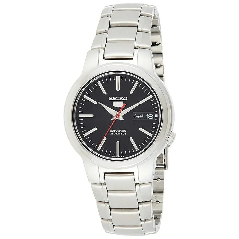 Seiko 5 SNKA07 Automatic Black Dial Stainless Steel Men's Watch