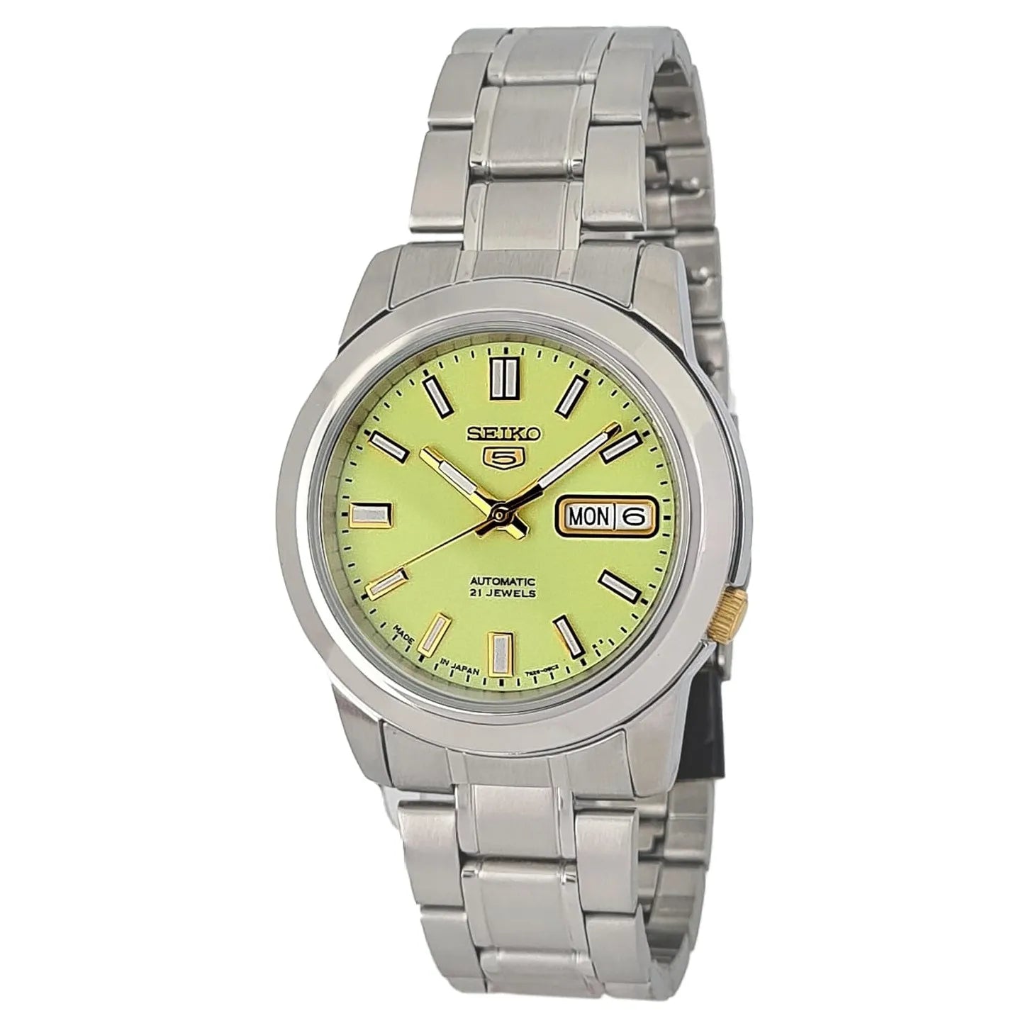 Seiko 5 SNKK19J1 Automatic Luminous Dial Stainless Steel Men’s Watch
