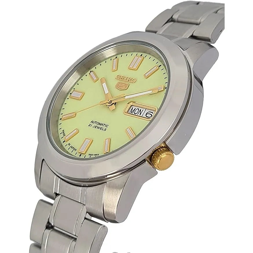 Seiko 5 SNKK19J1 Automatic Luminous Dial Stainless Steel Men’s Watch