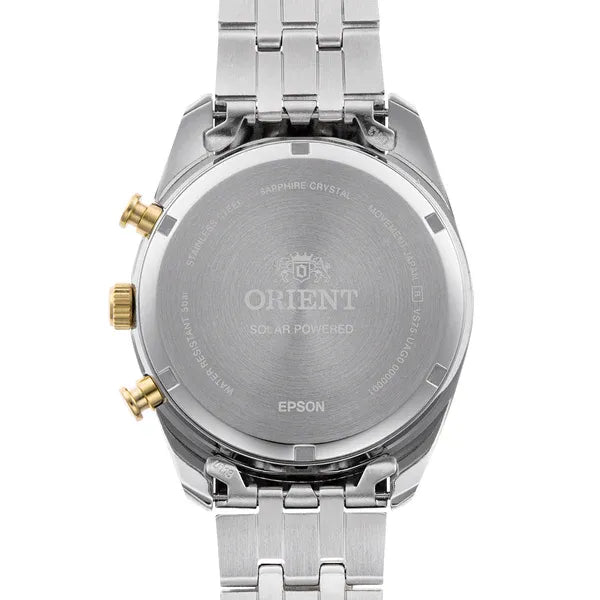 Orient Contemporary Solar RA-TX0302S10B White Dial Stainless Steel Men's Watch