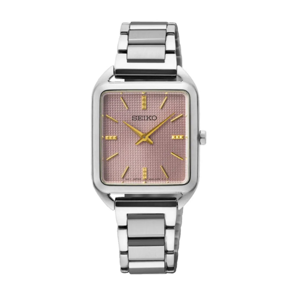 Seiko Essentials SWR077P1 Square Case Women's Watch