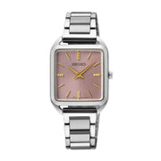 Seiko Essentials SWR077P1 Square Case Women's Watch