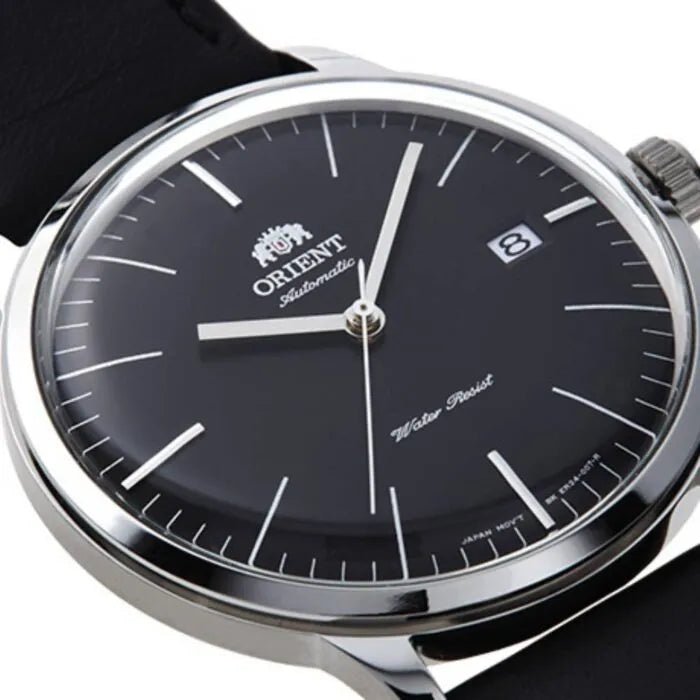 Orient SAC0000DB Automatic Black Dial Leather Strap Men’s Watch