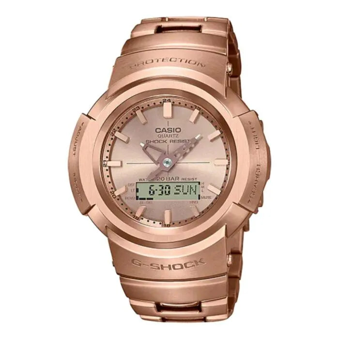 G-Shock Metal AWM-500GD-4ADR Rose Gold Dial Stainless Steel Unisex Watch