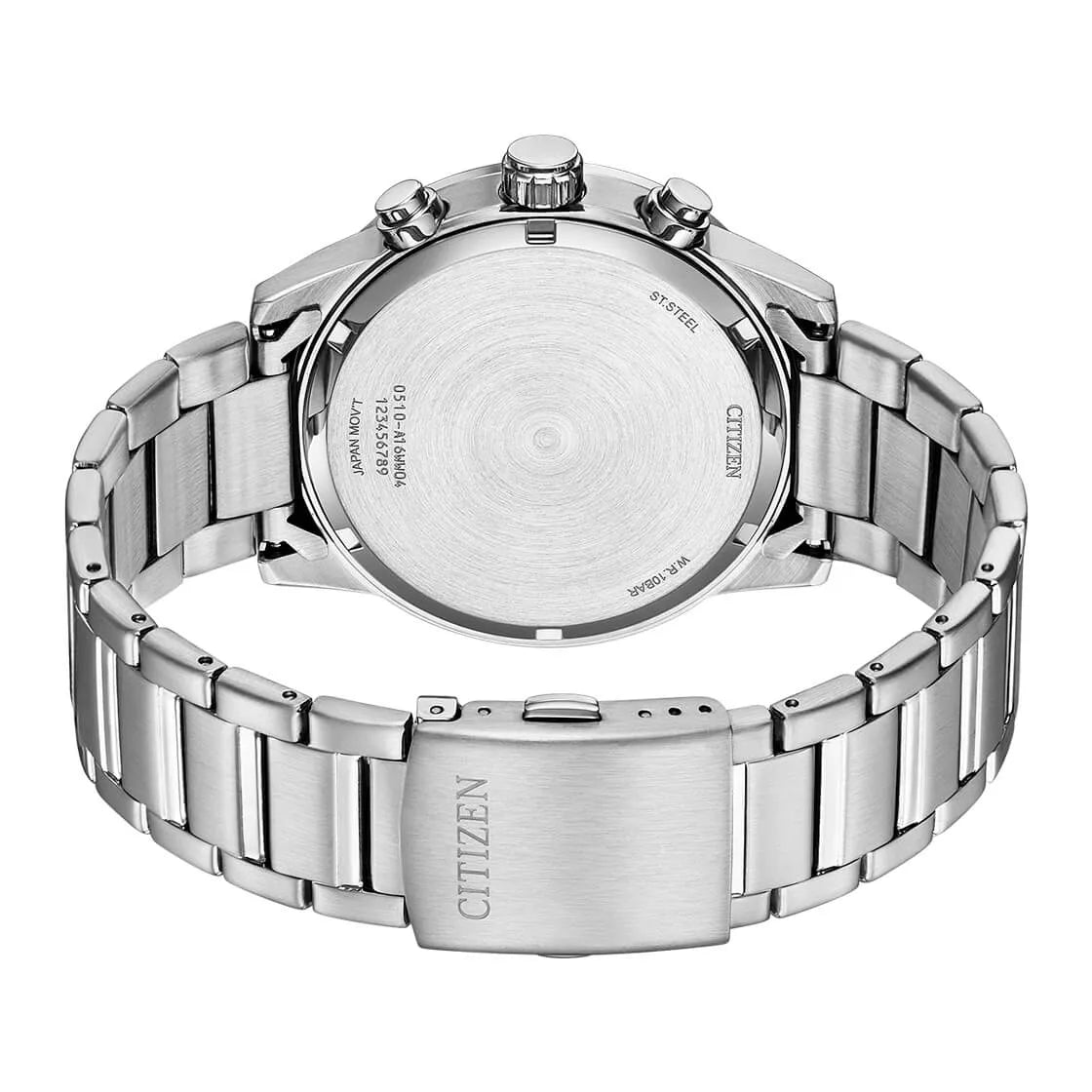 Citizen Quartz AN3688-58H Chronograph Grey Dial Stainless Steel Men's Watch