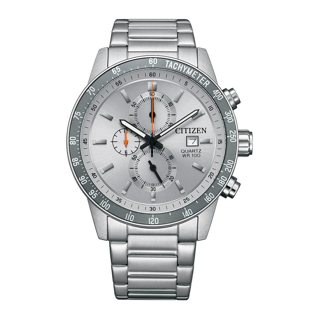 Citizen Quartz AN3688-58H Chronograph Grey Dial Stainless Steel Men's Watch