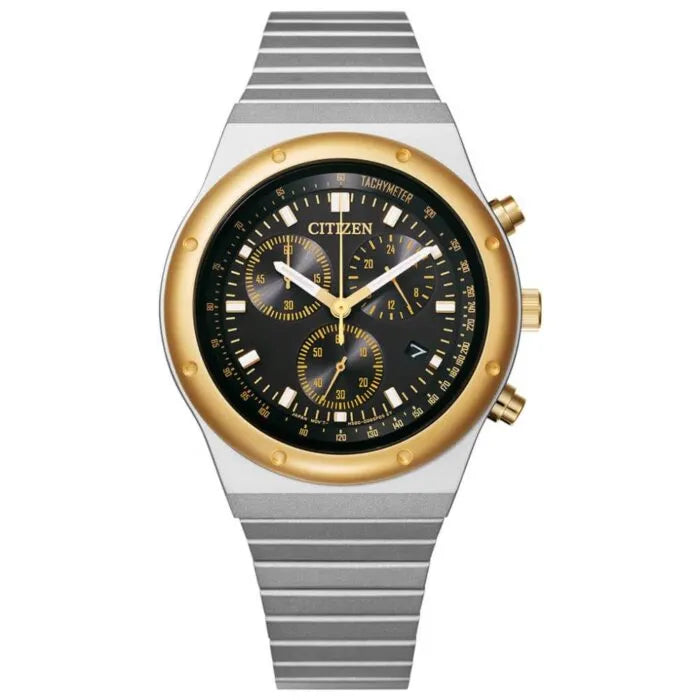 Citizen Eco-Drive AT2544-64E Black Dial Stainless Steel Men's Watch