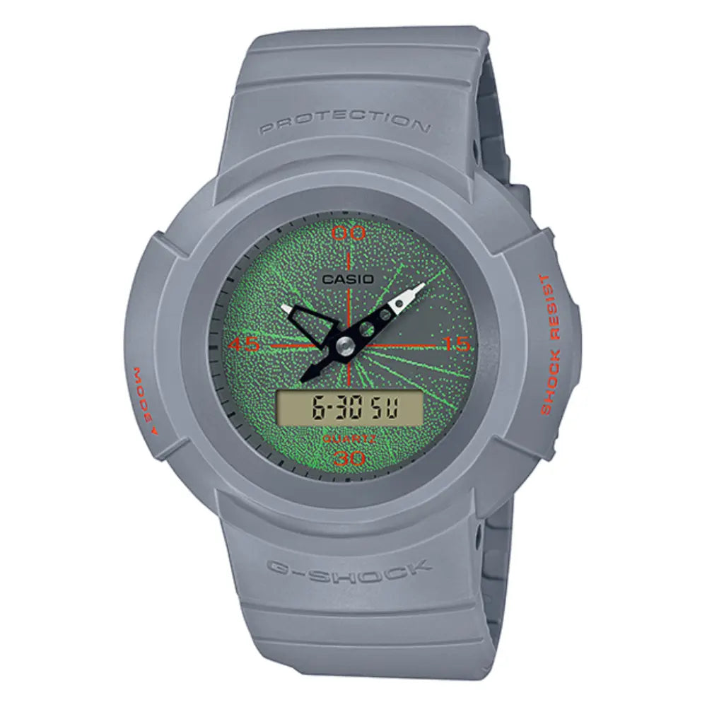 G-Shock Casual AW-500MNT-8ADR Green Dial Stainless Steel Men's Watch