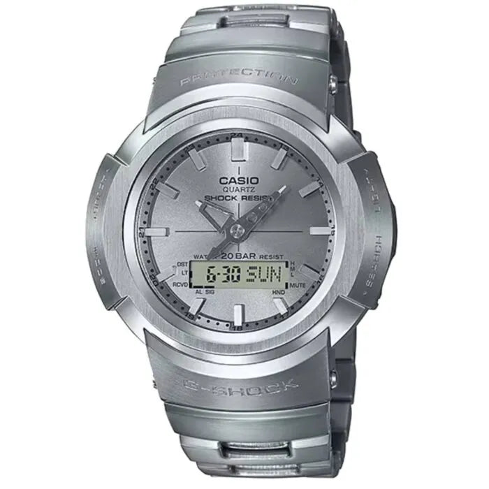 G-Shock Metal AWM-500D-1A8DR Grey Dial Stainless Steel Men's Watch