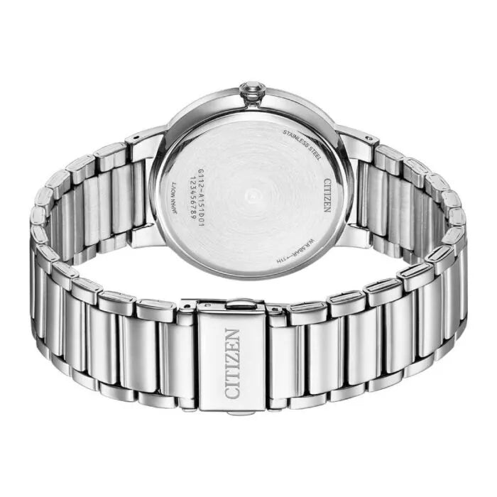 Citizen Quartz BI5120-51L Blue Dial Stainless Steel Men's Watch