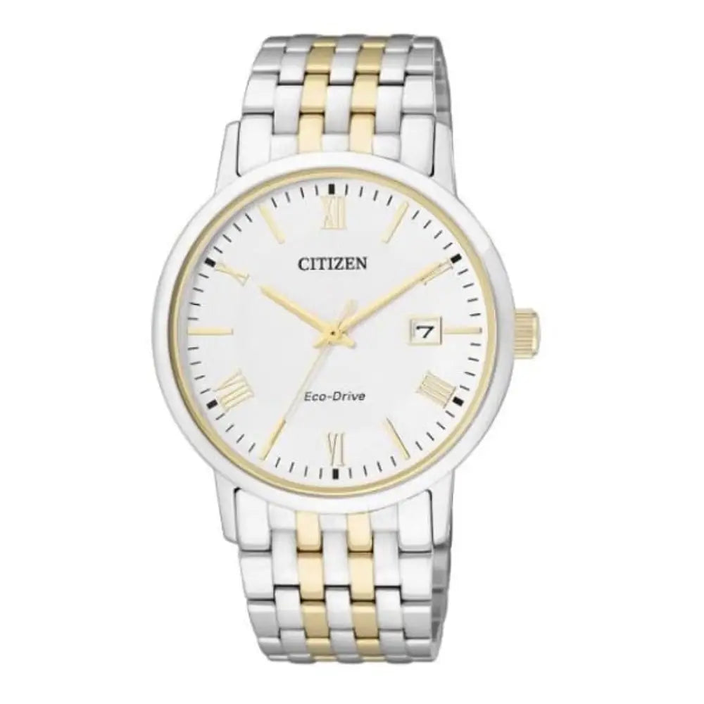 Citizen Eco-Drive BM6774-51A White Dial Two-Tone Stainless Steel Men's Watch