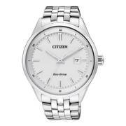 Citizen Eco-Drive BM7250-56A White Dial Stainless Steel Men's Watch