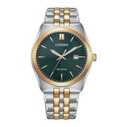 Citizen Eco-Drive BM7339-89X Green Dial Two Tone 38mm Stainless Steel Men's Watch