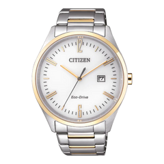 Citizen Eco-Drive BM7354-85A White Dial Two-Tone 41.5mm Stainless Steel Men's Watch