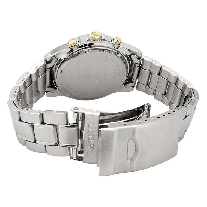 Seiko Spirit SBTQ043 Limited Edition Black Dial Stainless Steel Men's Watch