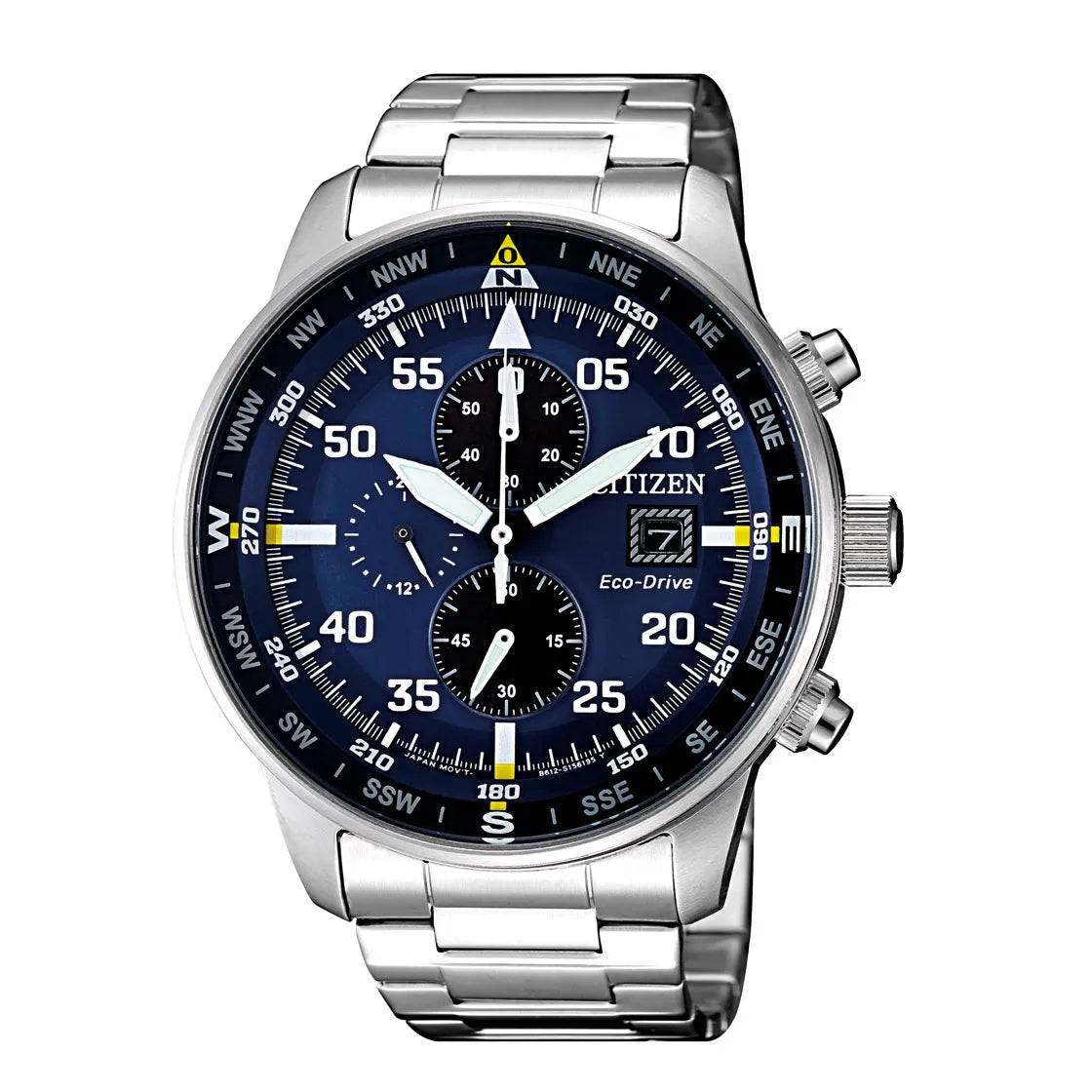 Citizen Eco-Drive CA0690-88L Chronograph Blue Dial Stainless Steel Men's Watch